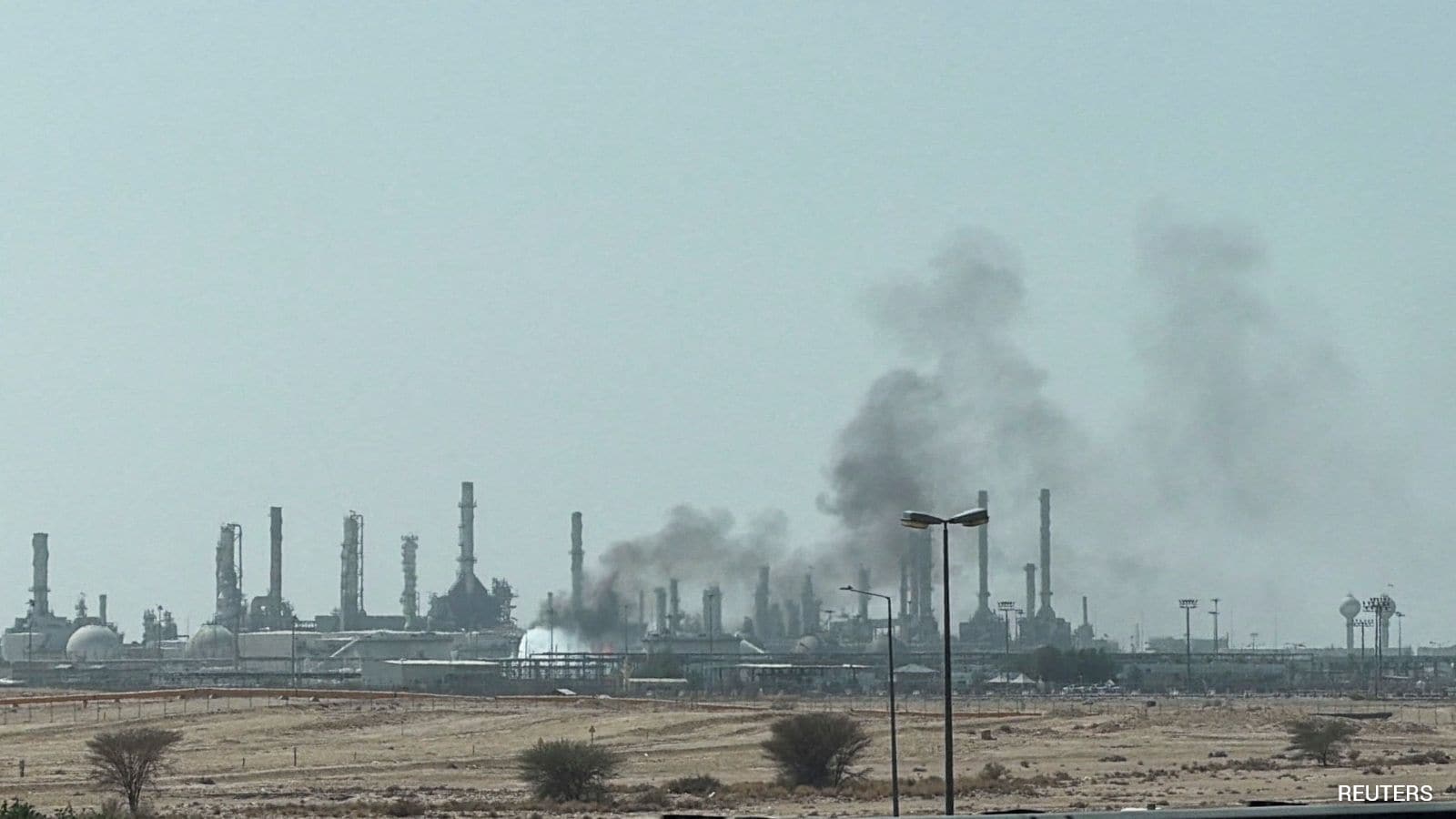 Houthis Claim Missile and Drone Attack on Saudi Aramco Facility in Riyadh