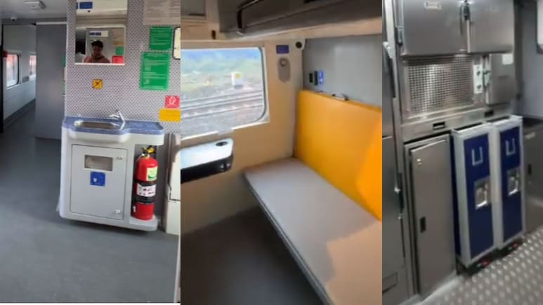 Vande Bharat Sleeper 2AC Coach Tour: Premium Berths, Panoramic Windows And Aircraft-Style Toilets
