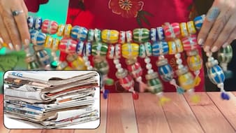 पुराने अखबार से तोरण कैसे बनाएं? दिवाली के लिए अखबार से डोर बंदनवार बनाने का आसान तरीका