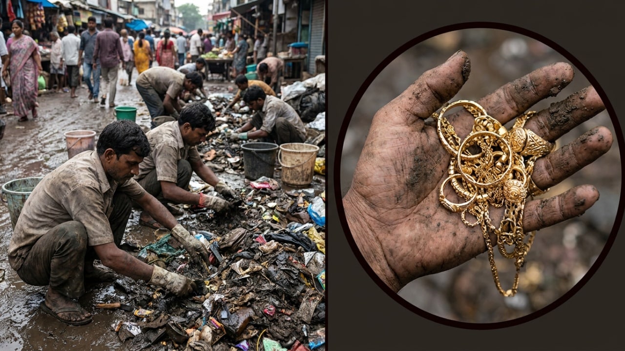 बिहार में आरा के बाजार की नालियों का कचरा उगलता है GOLD, मप्र-राजस्थान से 'खजाने' की खोज में आते हैं लोग