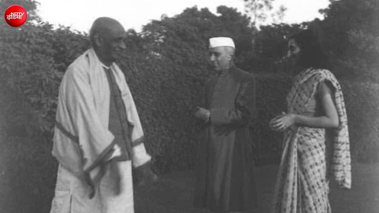 कांग्रेस ने शेयर की इंदिरा गांधी और सरदार पटेल की दुर्लभ तस्वीर, बताया कैसा था रिश्ता