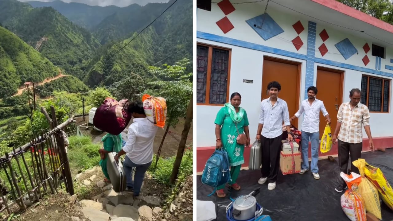 उत्तराखंड के पहाड़ पर 1 साल पहले बना घर छोड़कर जाने को मजबूर हुआ परिवार, बोला- नई जर्नी शुरू हो रही है
