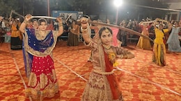 Watch: 350 Women Wield Swords During Garba In Uttar Pradesh, Deliver Powerful Message