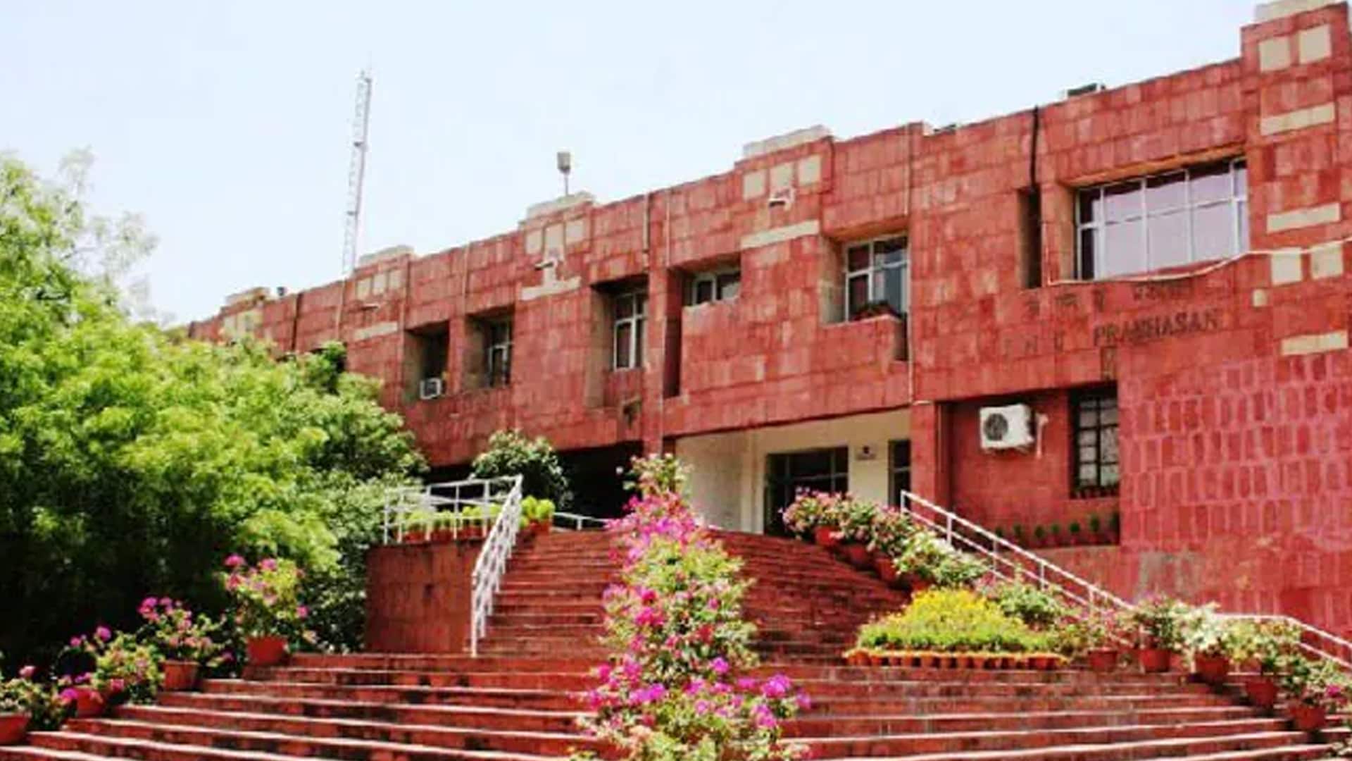 After Jamia, ABVP Claims Umar Khalid, Naxalbari Slogans Painted On JNU Walls