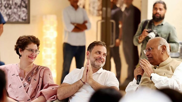 सिंधिया-आजाद का नाम लेकर बोले राहुल गांधी- 'कांग्रेस में अब सिर्फ शेर बचे, डरपोक भाग गए' ; खरगे ने ली चुटकी