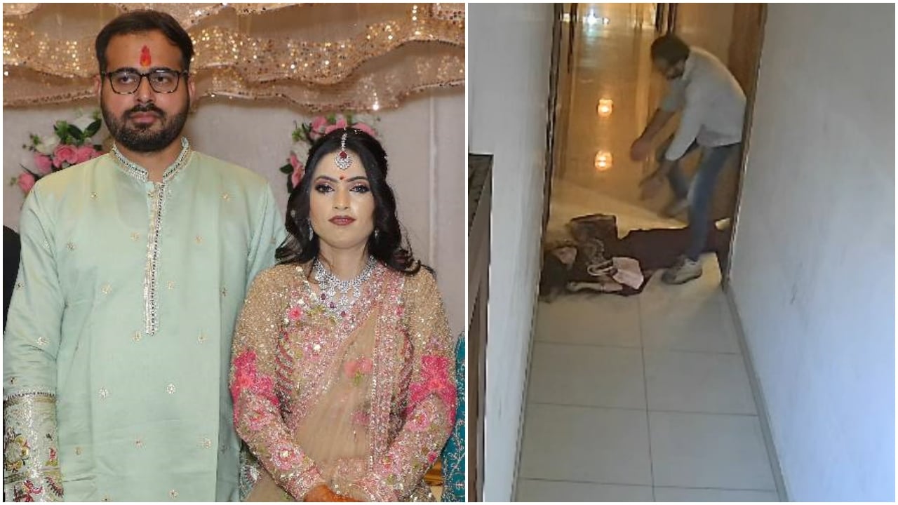 होटल के कमरे में जाते ही गिरी नवविवाहिता, 6 सेकेंड में मौत! CCTV में कैद हुई झांसी की पूरी घटना