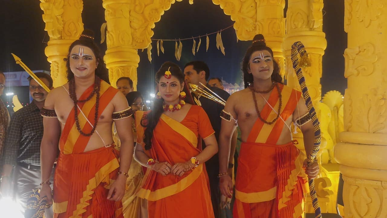 राम, सीता और लक्ष्मण