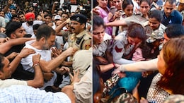 Rahul, Priyanka Gandhi Detained, Then A Puncture Twist Before Release