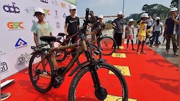 Assam Launches Bamboo-Framed Bicycle On Gandhi Jayanti