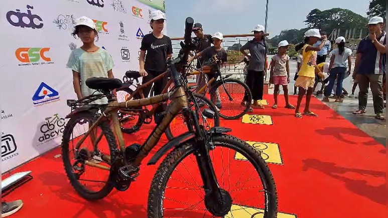 Assam Launches Bamboo-Framed Bicycle On Gandhi Jayanti