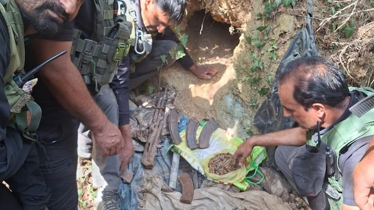 Old Terror Hideout Busted In Jammu And Kashmir's Handwara, Cache Of Arms Recovered