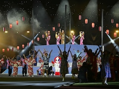 Dazzling Light And Musical Show Brings Curtains Down On Aichi-Nagoya Asian Games