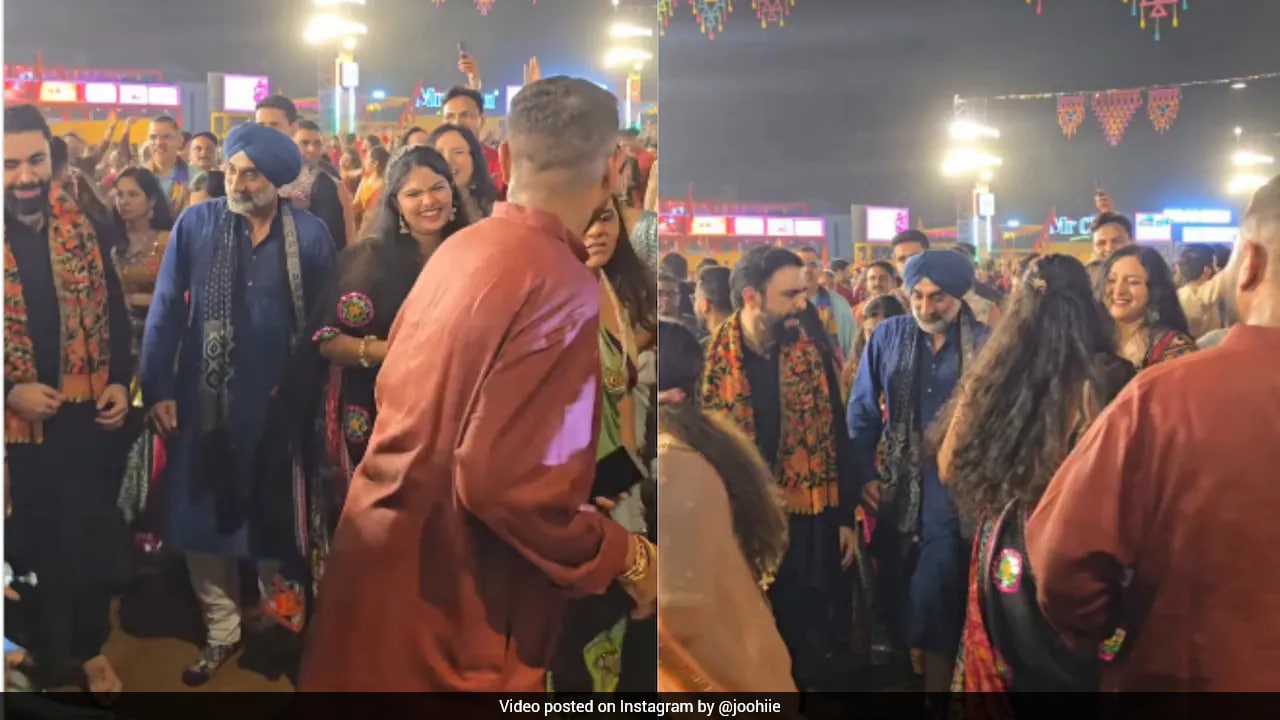 Watch: Air Force Chief Grooves To Garba Beats At Gujarat Navratri Event