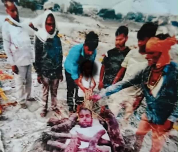 The AI-generated image of a funeral that was submitted to the authorities. Photo: Police Handout/NDTV The AI-generated image of a funeral that was submitted to the authorities. Photo: Police Handout/NDTV