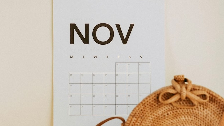 Important Days And Dates in November 2026: Check List Of National and International Events
