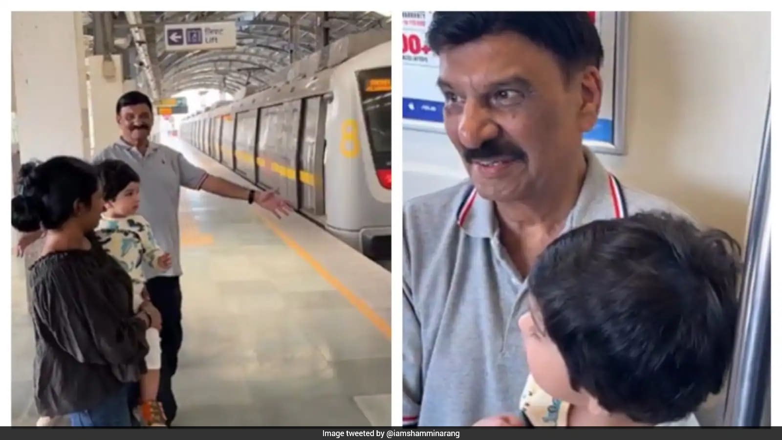 Shammi Narang Shares Grandson’s First Delhi Metro Ride