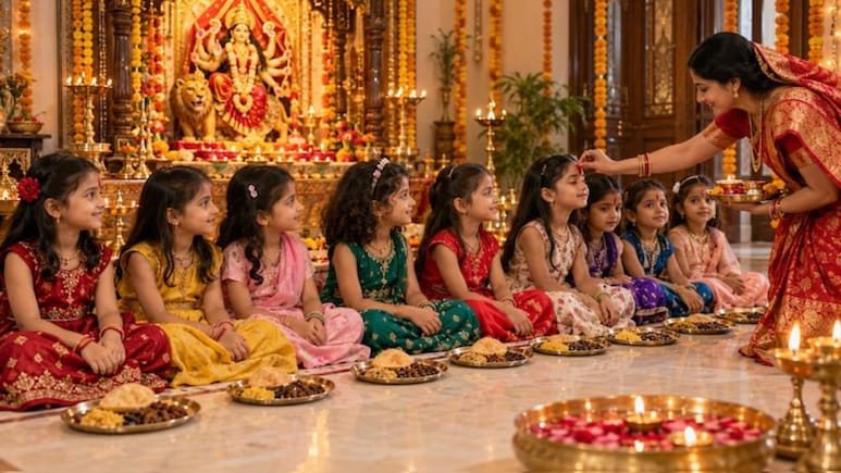 नवमी पर कन्याओं को क्या दें? जानें कंजक पूजा में कौन-सी चीजें दान करना शुभ होता है