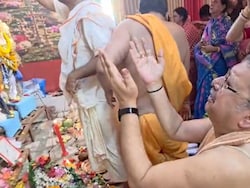 'Give Strength': MP Kalyan Banerjee Gets Emotional During Durga Puja
