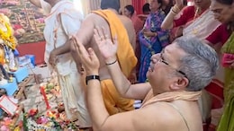 'Give Strength': MP Kalyan Banerjee Gets Emotional During Durga Puja