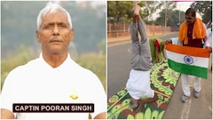 65 साल की उम्र में सिर के बल गिरिराज जी की परिक्रमा लगा रहे रिटायर्ड कैप्टन, जानें कितने दिन में होगी पूरी