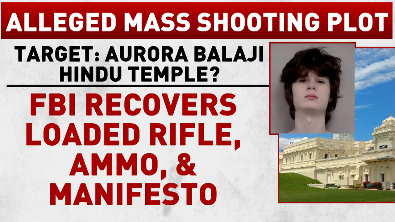 Foiled US Temple Attack Plot: FBI Recovers Rifle, Anti-Indian Manifesto