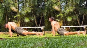 Dino Morea, 50, Stretches Outdoors: Why Exercising In The Sun Can Help