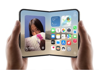 iPhone Duo को बीच से खोला, फोल्डेबल डिस्प्ले से हटाया कवर, जानें फिर क्या नजर आया?