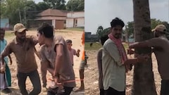 कटिहार में थाने से चंद कदम दूर 'तालिबानी सजा', चोरी के शक में पेड़ से बांधकर युवकों पर बरसाए डंडे