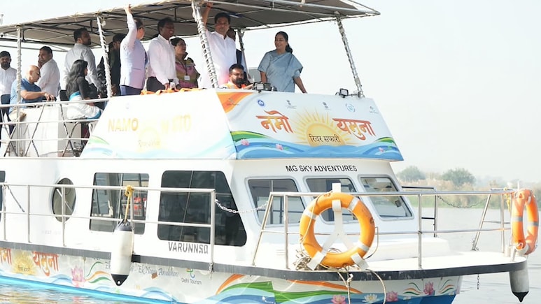 'Namo Yamuna River Safari' to Launch in Delhi, Trial Of Cruise On Yamuna Begins