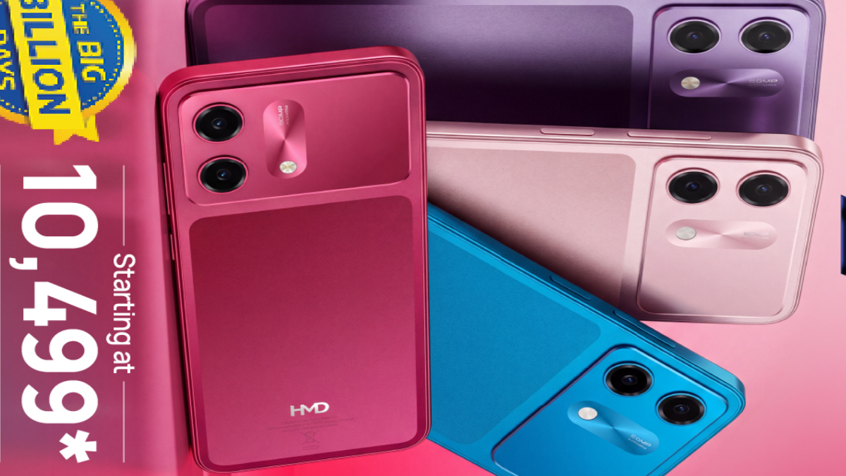 HMD का नया सस्ता फोन Vibe 2 5G रेड वाइन कलर में आया, FBBD सेल में खरीदें ₹10,499 में!