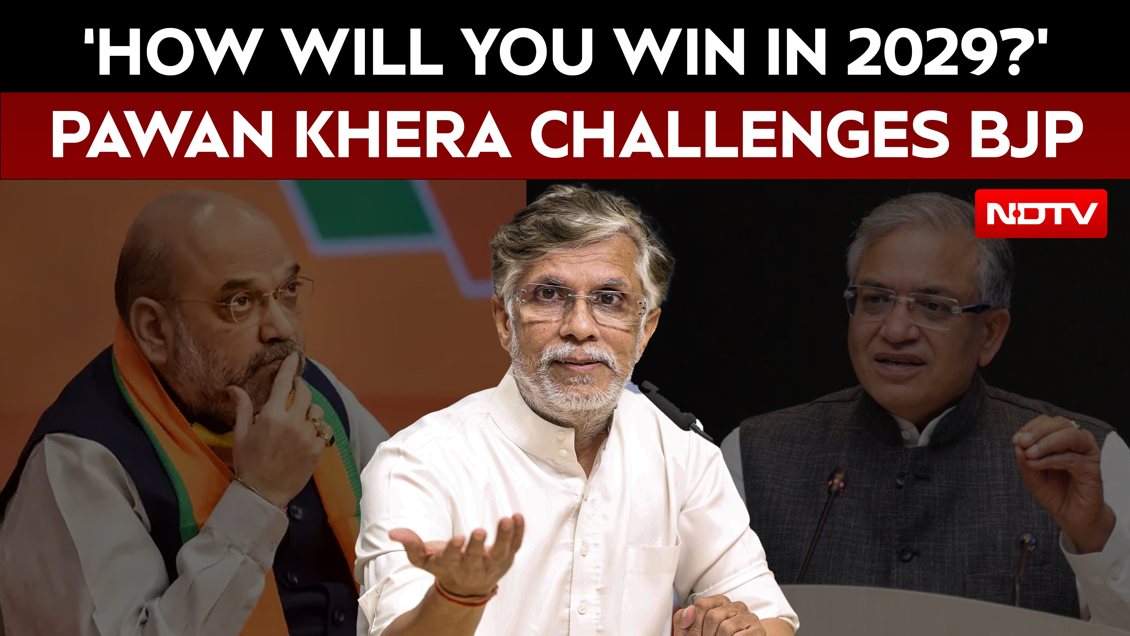'Step Out, See Public Anger': Pawan Khera Challenges BJP After Shah's 2029 Claim