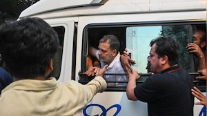 Rahul Gandhi Detained: His Bus Punctured By Congress Workers Amid Delhi Protest