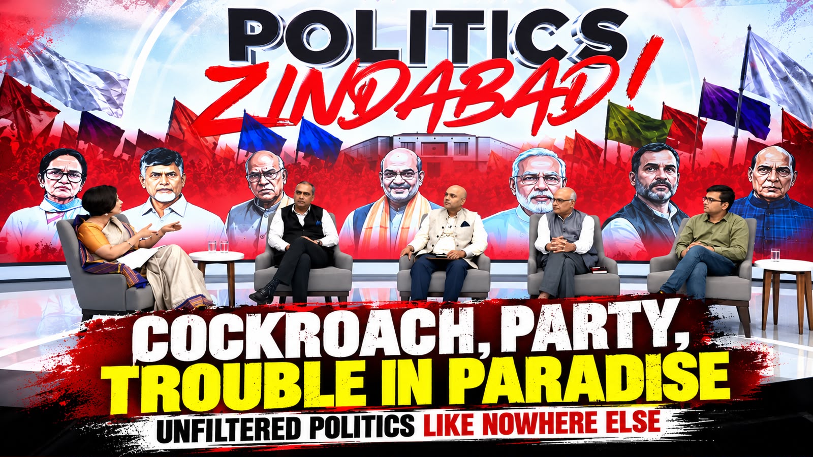 Cockroach, Party, Trouble In Paradise | Politics Zindabad