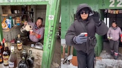Video: Content Creator Tries Brandy-Infused Hot Coffee At Zero Point Sikkim, See Reaction