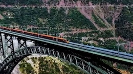 Video: Vande Bharat Crosses Chenab Bridge At 100 kmph