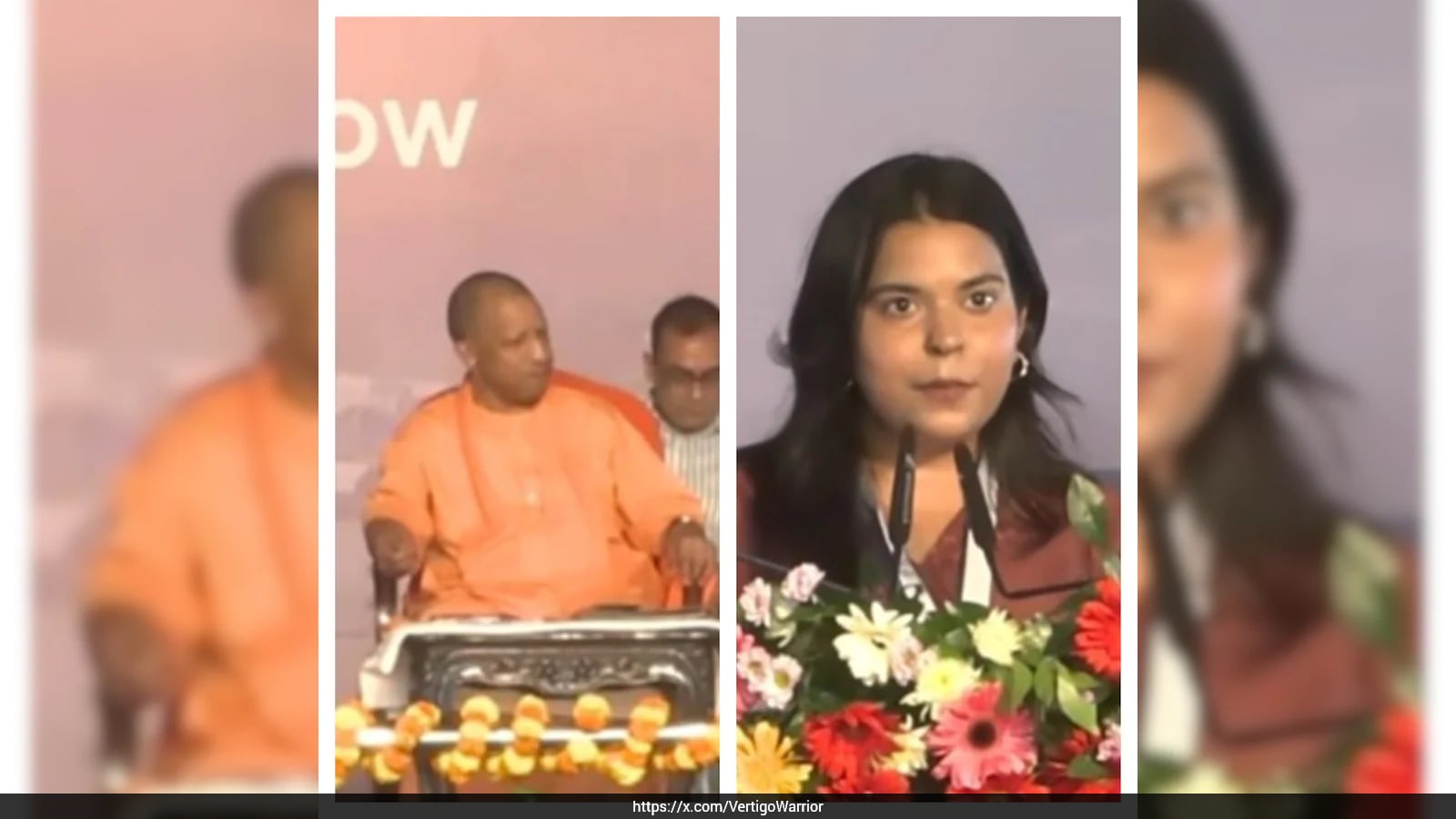 Yogi Adityanath Encourages Nervous Speaker at Lucknow Event