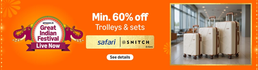 Great Indian Festival 2026: Top Trolley Bags and Must-Have Luggage Sets Under ₹2,000 Great Indian Festival 2026: Top Trolley Bags and Must-Have Luggage Sets Under ₹2,000