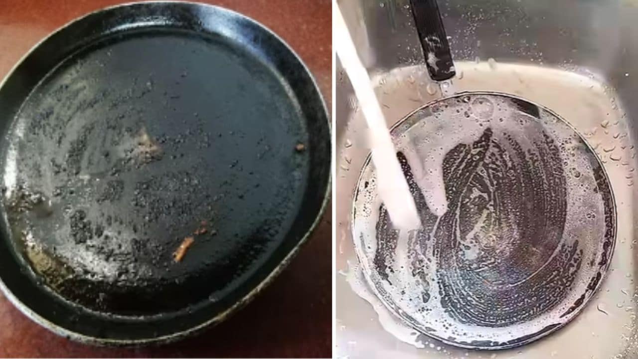 नॉन-स्टिक पैन के किनारों से जिद्दी चिकनाई कैसे हटाएं? पैन से जले हुए दाग हटाने का आसान तरीके