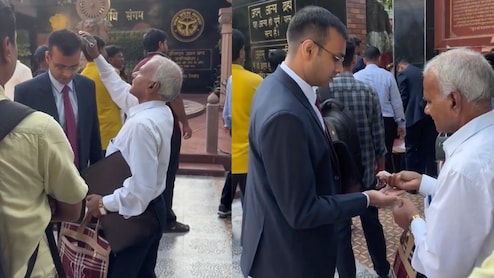 Man Fixes Son's Coat, Combs His Hair Before Interview. Video Wins Hearts