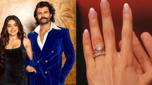 Decoding Rashmika's Engagement Ring Stack By Vijay: Victorian Diamond, Gold, And Tiffany Band