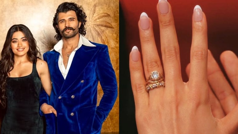 Decoding Rashmika's Engagement Ring Stack By Vijay: Victorian Diamond, Gold, And Tiffany Band