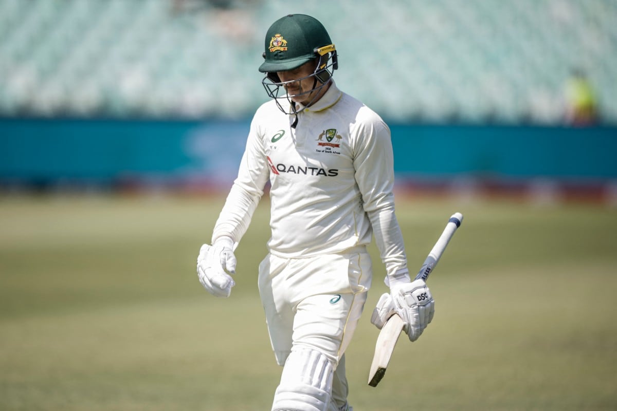 Nic Maddinson dismissed for 33-ball duck on Test return against South Africa