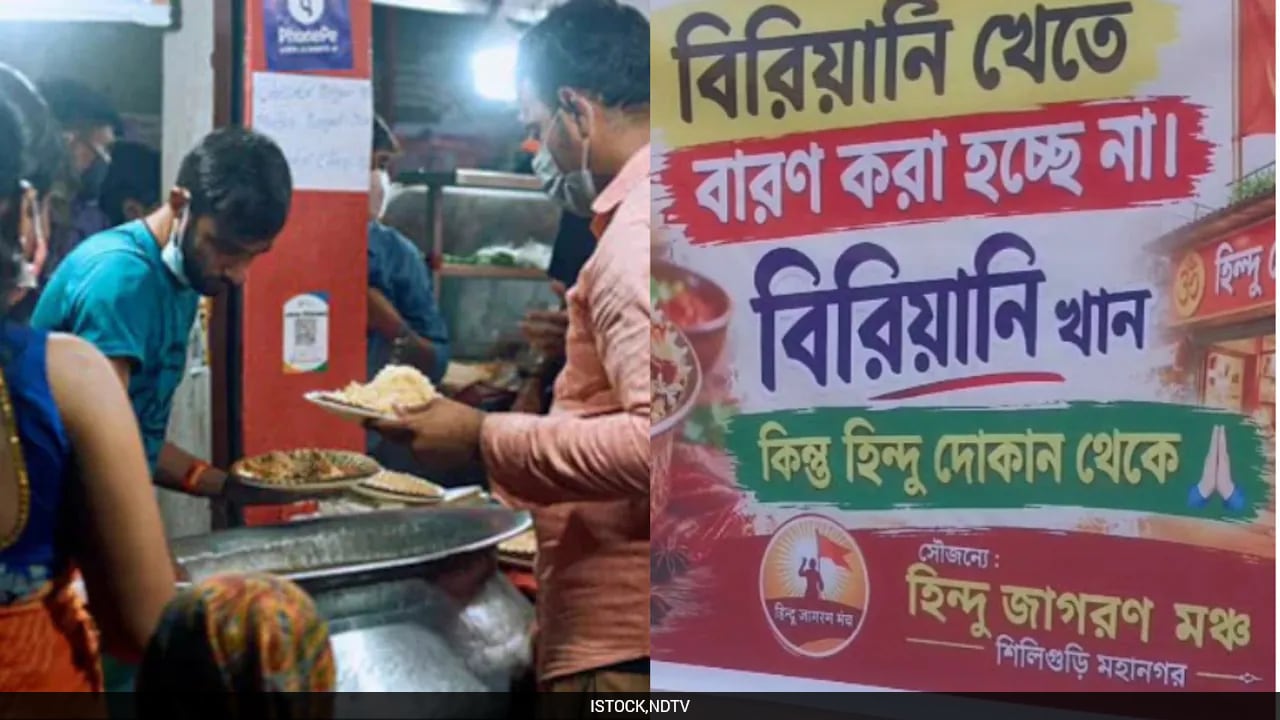 'Buy Biryani From Hindu Shops' Posters Surface In Bengal Ahead Of Durga Puja