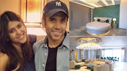 Inside Ektaa And Tusshar Kapoor's Pune Apartment With A Circular Bed And Floor-to-Ceiling Windows
