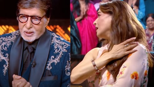 Madhuri Dixit Channels Her Inner Diva On Kaun Banega Crorepati, Amitabh Bachchan In Awe