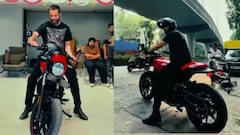 Fardeen Khan Gets His First Royal Enfield, Shares Why He Chose The Guerrilla 450 Apex