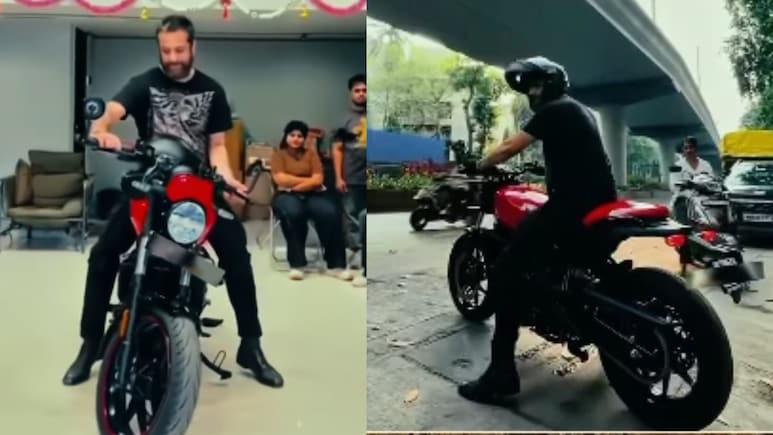 Fardeen Khan Gets His First Royal Enfield, Shares Why He Chose The Guerrilla 450 Apex
