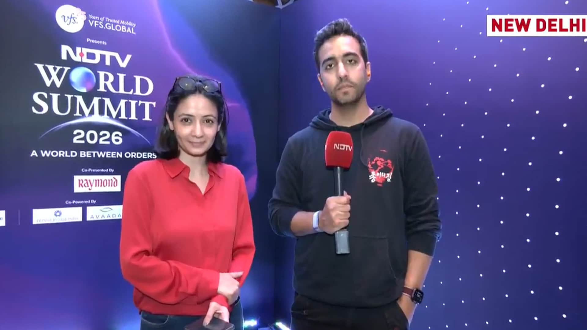 NDTV World Summit 2026: Behind The Scenes As Ayush And Vedika Preview Two-Day Mega Event