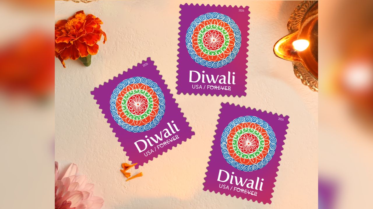 अमेरिका के डाक टिकट पर सजी भारतीय रंगोली, 10 साल बाद दिवाली पर फिर हुआ ऐसा- खुद देखिए फोटो