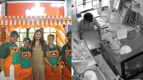 'Police Asked Me Not To': Archana Gautam Shares CCTV Footage Of Mumbai Cafe Robbery